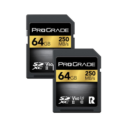 ProGrade-64GB-SDXC-UHS-II-V60-250R-Memory-Card-2-Pack-Online-Buy-Mumbai-India - Hey Jimmy